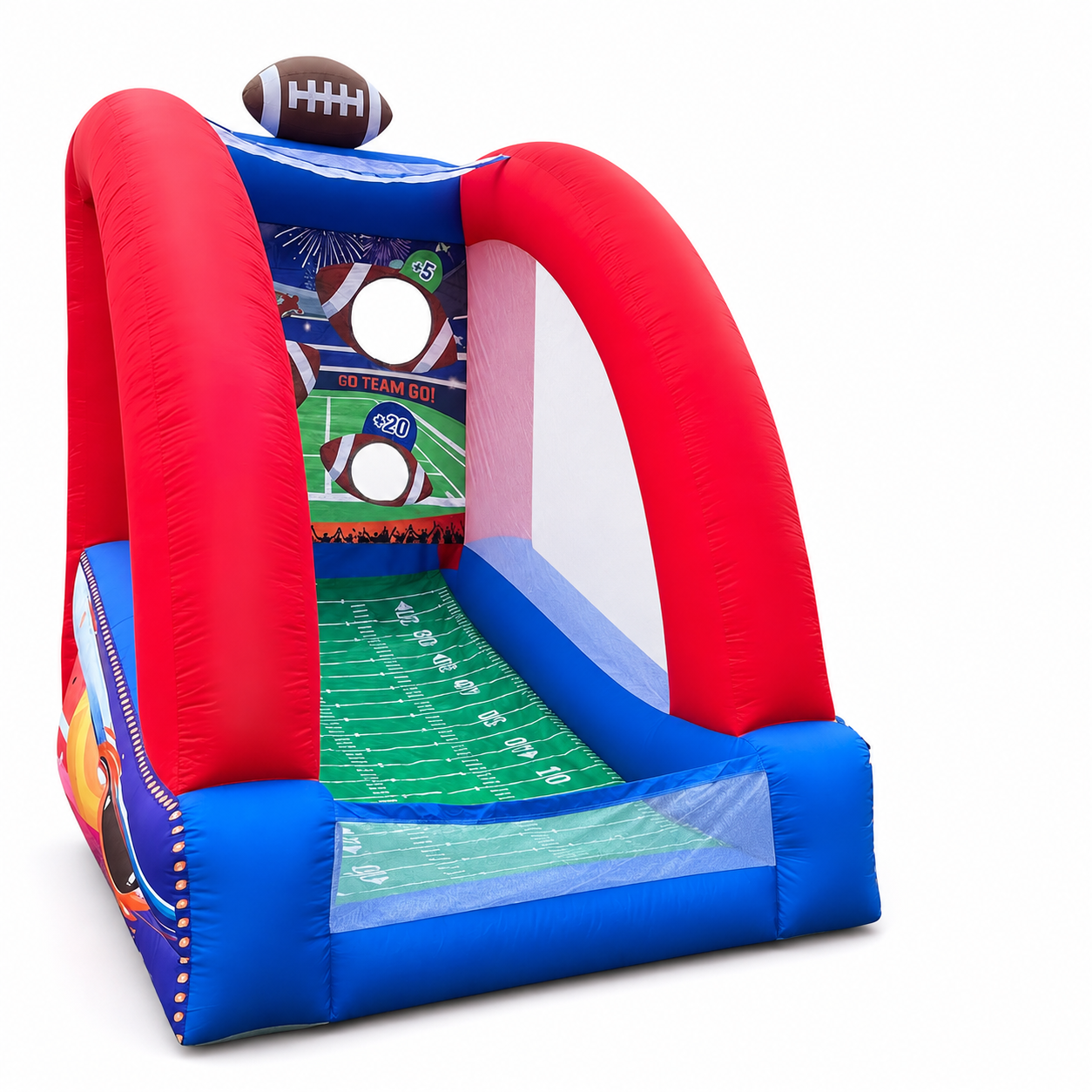 10' Inflatable football toss game